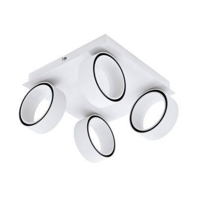 Faretto da soffitto cromato in alluminio, Gabi, 5w, 3000K LED
