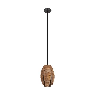 Lampada a sospensione in legno marrone, Joyca