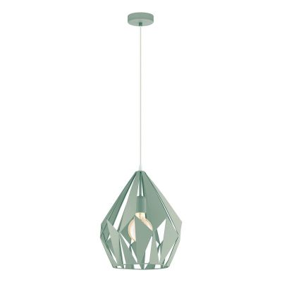 Lampada a sospensione verde metallo, Acri