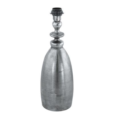 Lampada da tavolo in nichel in alluminio, Abdel, con interruttore