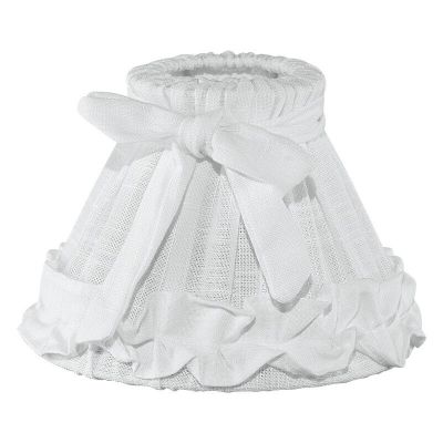 Paralume bianco in tessuto, Noah