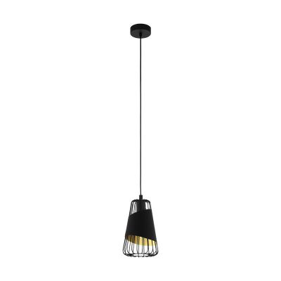 Lampada a sospensione nera metallo, Joost