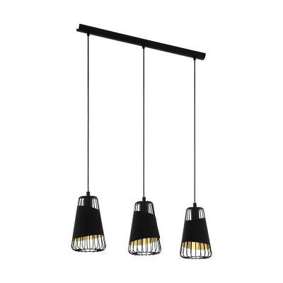 Lampada a sospensione nera metallo, Joost