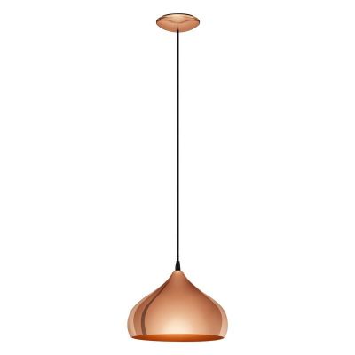 Lampada a sospensione in rame metallo, Ancone