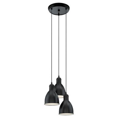 Lampada a sospensione nera metallo, Lavinio