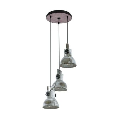 Lampada a sospensione in legno marrone, Angelina