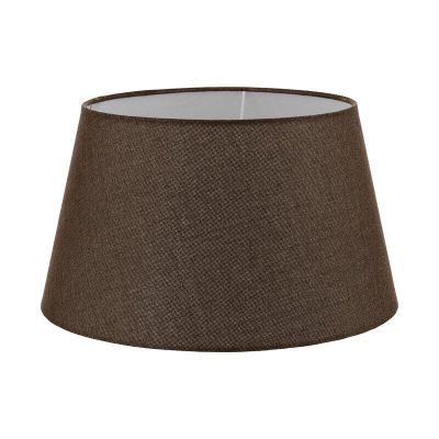 Paralume marrone in tessuto, Noah