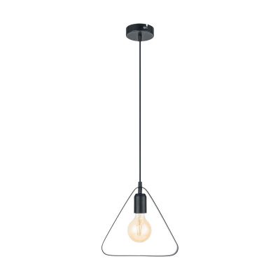 Lampada a sospensione nera metallo, Aida
