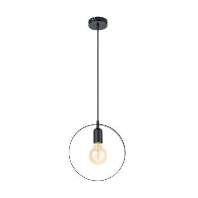 Lampada a sospensione nera metallo, Aida