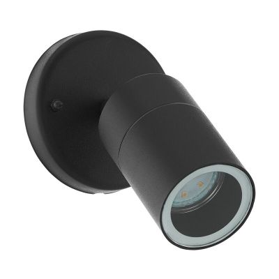 Lampada da esterno nera in acciaio, Jaydae, IP44