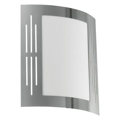 Lampada da esterno argenta in plastica, Elyana, IP44