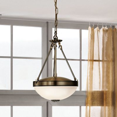 Lampada a sospensione di bronzo metallo, Reza