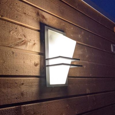 Lampada da esterno antracite in vetro, Dae, IP44