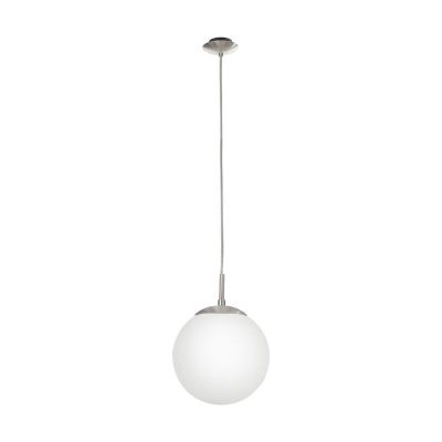 Lampada a sospensione in nichel in vetro, Dave