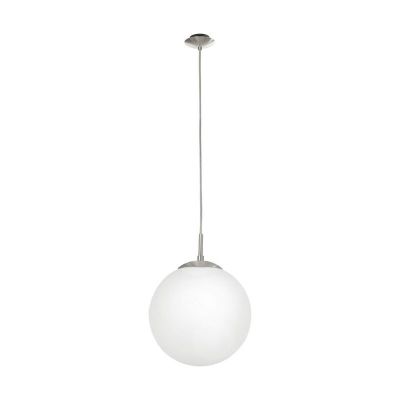 Lampada a sospensione in nichel in vetro, Dave