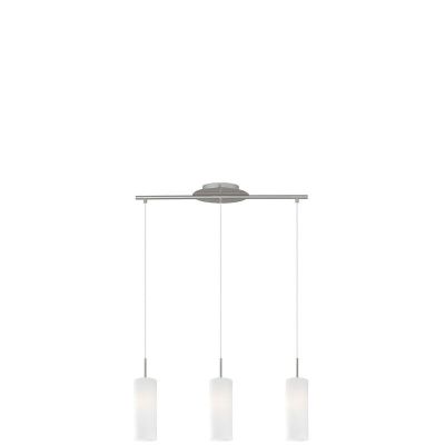 Lampada a sospensione in nichel in vetro, Ciuda