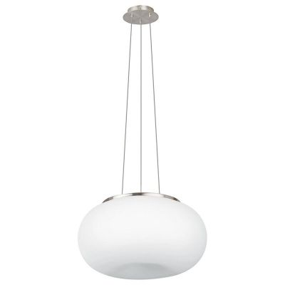 Lampada a sospensione in nichel in vetro, Skyler