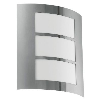 Lampada da esterno argenta in plastica, Elyana, IP44