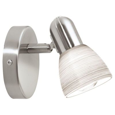 Faretto da soffitto in nichel in acciaio, Alem