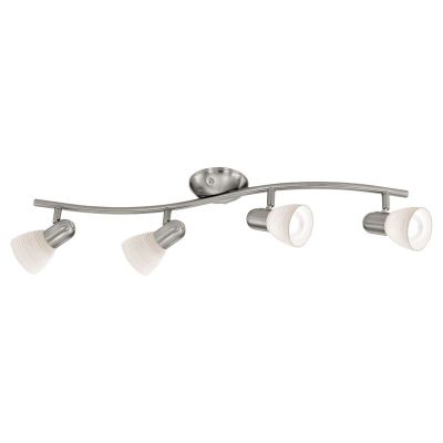 Faretto da soffitto in nichel in acciaio, Alem