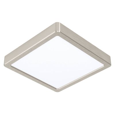 Plafoniera smart in nichel in plastica, Geraldo, 16,5W, bianco regolabile tra caldo e freddo LED, IP44