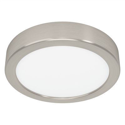 Plafoniera in nichel in plastica, Geraldo, 11W, 3000K LED