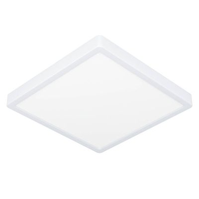Plafoniera bianca in plastica, Geraldo, 20,5W, 3000K LED