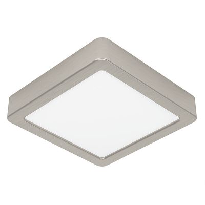 Plafoniera in nichel in plastica, Geraldo, 11W, 3000K LED