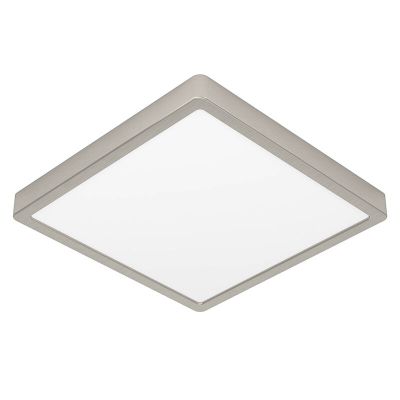Plafoniera in nichel in plastica, Geraldo, 20,5W, 3000K LED