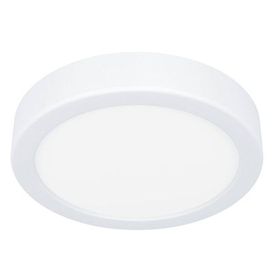 Lampada da soffitto da bagno bianca in plastica, Geraldo, 11W, 3000K LED, IP44