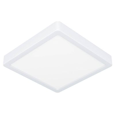 Lampada da soffitto da bagno bianca in plastica, Geraldo, 17W, 3000K LED, IP44
