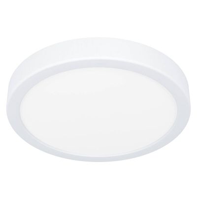 Lampada da soffitto da bagno bianca in plastica, Geraldo, 17W, 3000K LED, IP44