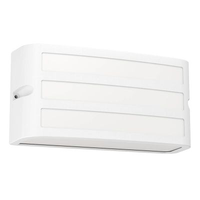 Lampada da esterno bianca in plastica, Cesar, IP54