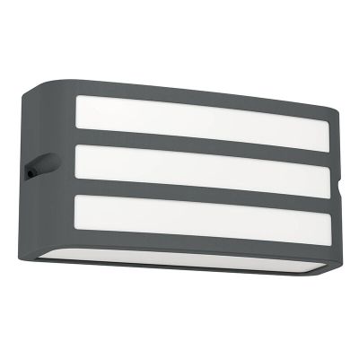 Lampada da esterno antracite in plastica, Cesar, IP54