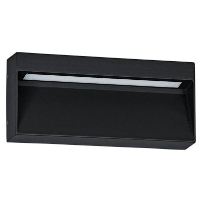 Lampada da esterno nera in alluminio, Lamar, 4,8W, bianco regolabile tra caldo e freddo LED, IP65