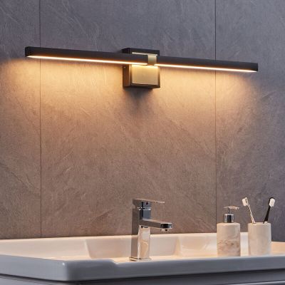 Applique per bagno in ottone in acciaio, Natasha, 17,5W, 3000K LED, IP44
