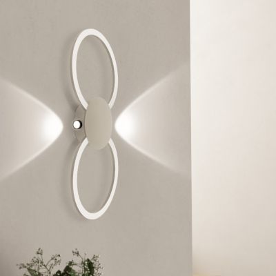 Applique da parete marrone in alluminio, Vixa, 20W, 3000K LED
