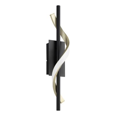 Applique da parete in ottone in plastica, Cunera, 8,8W, bianco regolabile tra caldo e freddo LED, dimmer in 3 fasi