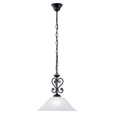 Lampada a sospensione bianca in vetro, Tesse