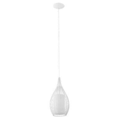 Lampada a sospensione bianca in vetro, Maritima