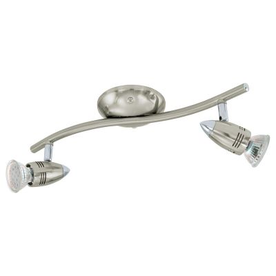 Faretto da soffitto cromato in acciaio, Elwin