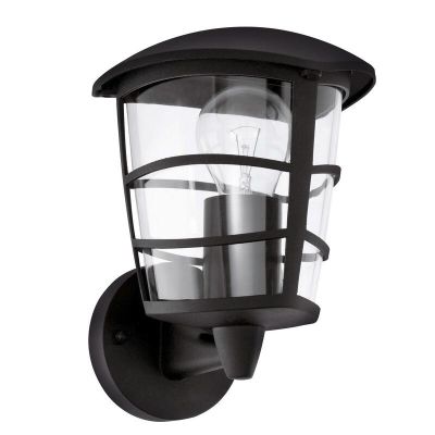 Lampada da esterno nera in plastica, Inas, IP44