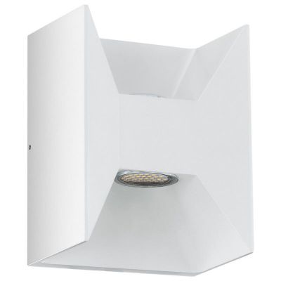 Lampada da esterno bianca in alluminio, Jeslynn, 3W, 3000K LED, IP44