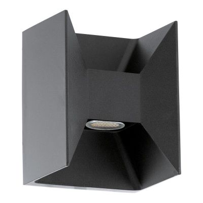 Lampada da esterno antracite in alluminio, Jeslynn, 3W, 3000K LED, IP44