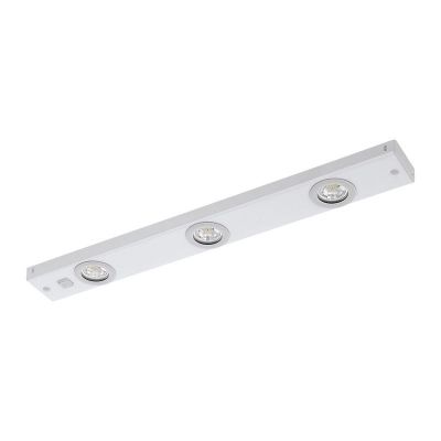 Lampada da soffitto bianca metallo, Jary, 2W, 3000K LED, con interruttore