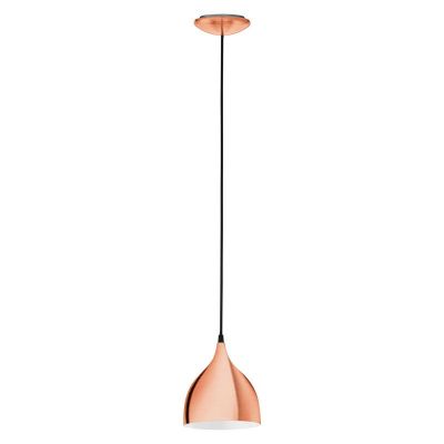 Lampada a sospensione in rame metallo, Piglio