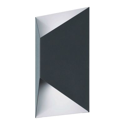 Lampada da esterno antracite metallo, Lyndi, 3W, 3000K LED, IP44