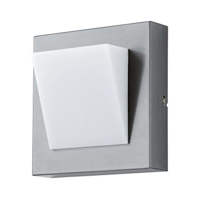 Lampada da esterno argenta in plastica, Mell, 4W, 3000K LED, IP44