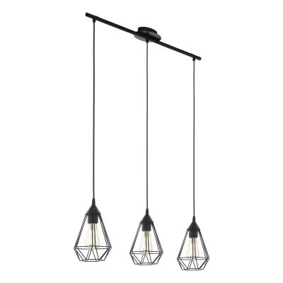Lampada a sospensione nera metallo, Costel