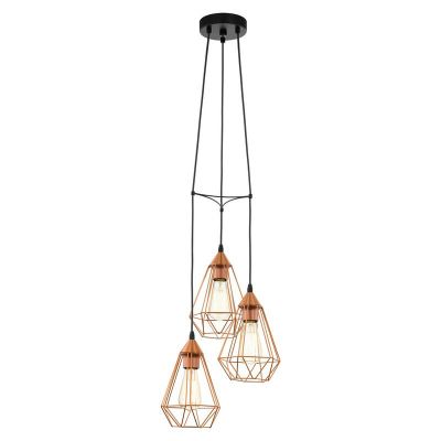 Lampada a sospensione in rame metallo, Costel